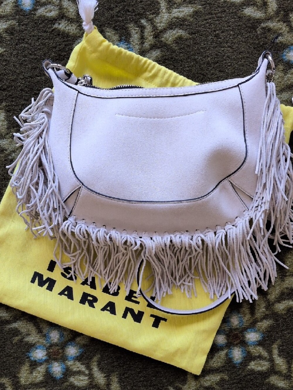 Isabel Marant oskan moon Suede Fringed Bag,EUC - Picture 4 of 8